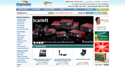 Desktop Screenshot of gigasonic.com